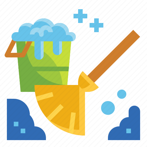 Broom, brush, cleaning, dustpan, wash icon - Download on Iconfinder