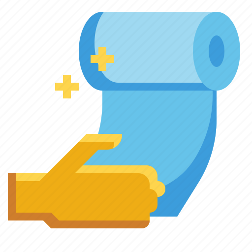 Cleaning, dry, paper, roll, tissue, toilet icon - Download on Iconfinder