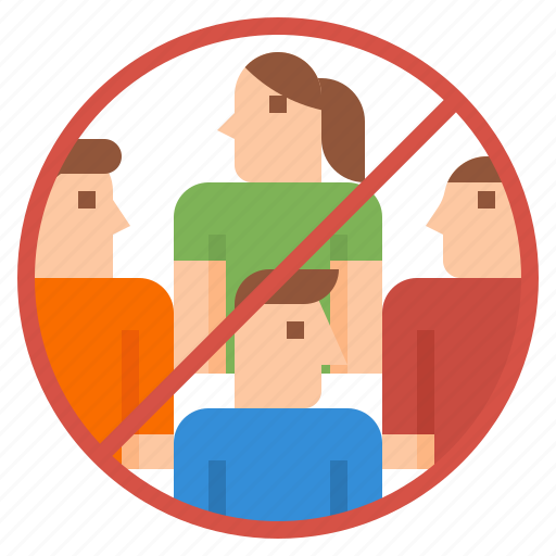 Avoid, coronavirus, covid, crowd, group, social icon - Download on Iconfinder