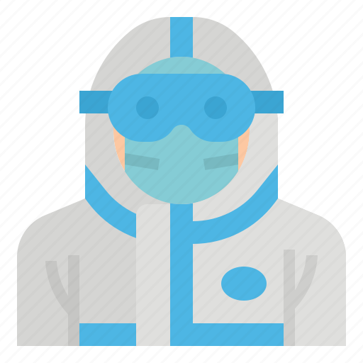 Covid, doctor, equipment, personal, ppe, protective icon - Download on Iconfinder