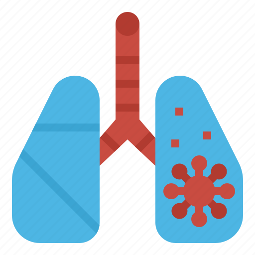 Covid, in, lungs, medical, organs, virus icon - Download on Iconfinder