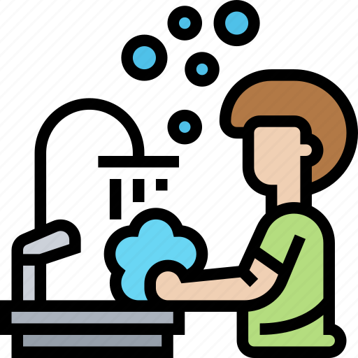 Washing, hands, soap, clean, hygiene icon - Download on Iconfinder