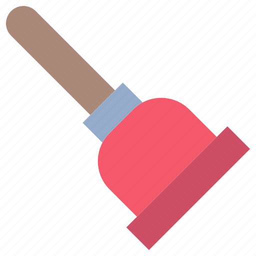 Cleaning, hygiene, clean, plunger, toilet, cleaner, plumber icon - Download on Iconfinder