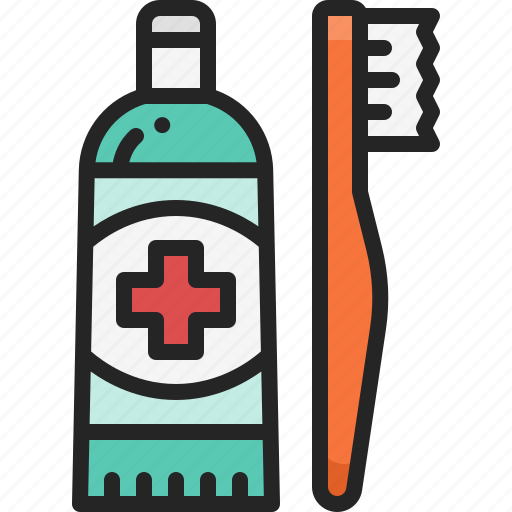 Hygienic, dentist, toothbrush, teeth, cleaning, toothpaste, bathroom icon - Download on Iconfinder