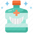 mouthwash, liquid, cleaning, product, hygiene, bottle, tooth