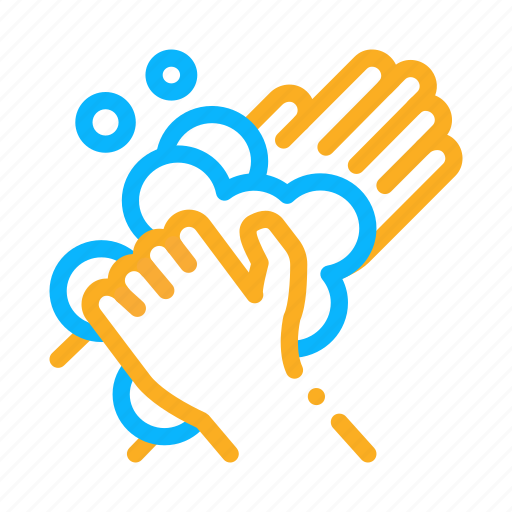 Cleaning, foam, hands, healthcare, hygiene, soap, washing icon - Download on Iconfinder