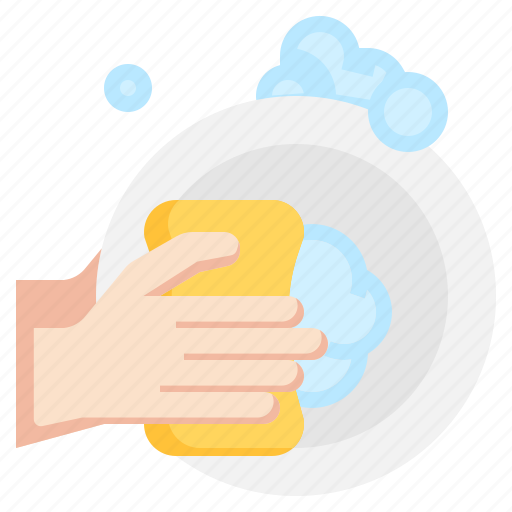 Dish, washing, routine, hygiene, cleaning, shower icon - Download on Iconfinder