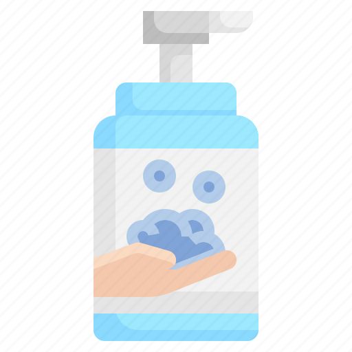 Hand, soap, routine, hygiene, cleaning, shower icon - Download on Iconfinder