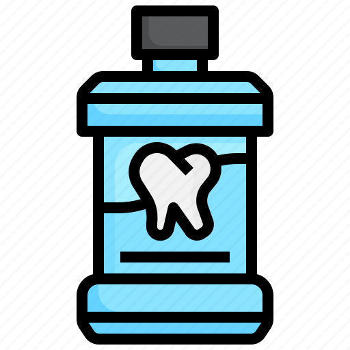 Mouthwash, routine, hygiene, cleaning, shower icon - Download on Iconfinder