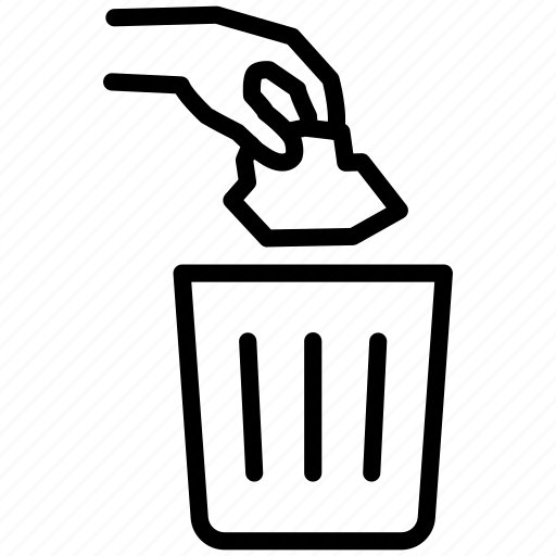 Dustbin, trash bin, garbage can, rubbish bin, trash can icon - Download on Iconfinder