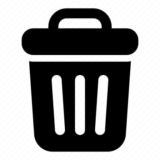 Bin, trash, delete, rubbish bin, garbage can, uninstall, garbage bin icon - Download on Iconfinder