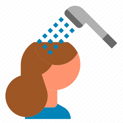 Hair, washing, woman icon - Download on Iconfinder