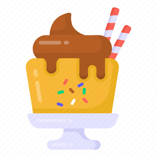 Ice cream, dessert, frozen dessert, sweet food, ice cream cup icon - Download on Iconfinder
