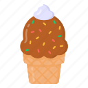 ice cream cone, ice cream, ice cone, sweet, dessert