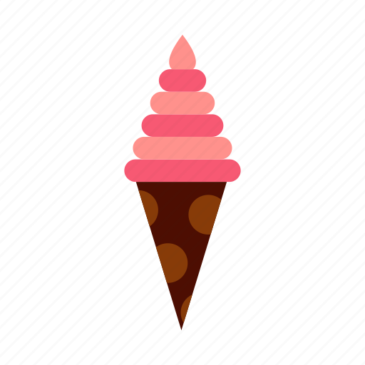 Cold, cone, cool, dessert, frost waffle, fruit, sweet icon - Download on Iconfinder