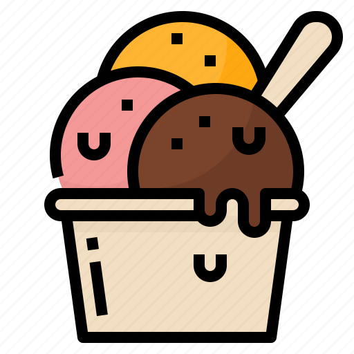 Cream, cup, ice, scoop icon - Download on Iconfinder