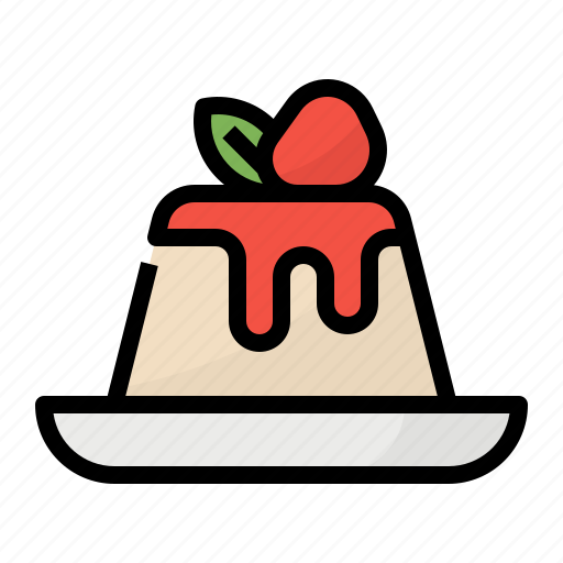 Dessert, pannacotta, pudding, sweet icon - Download on Iconfinder