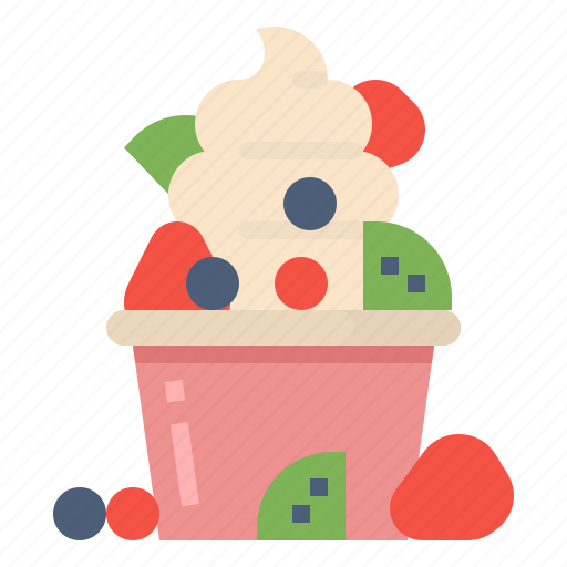 Frozen, fruit, healthy, yogurt icon - Download on Iconfinder