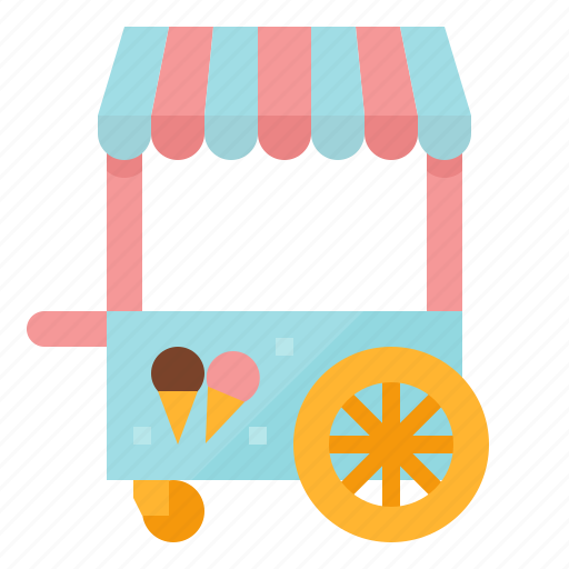 Cart, cream, ice, shop icon - Download on Iconfinder