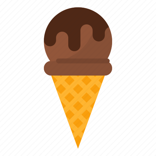Chocolate, cone, cream, ice icon - Download on Iconfinder