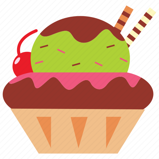 Cherry, dessert, food, greentea, icecream, restaurant, summer icon - Download on Iconfinder