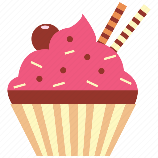 Chocolate, cupcake, dessert, icecream, strawberry, summer icon - Download on Iconfinder