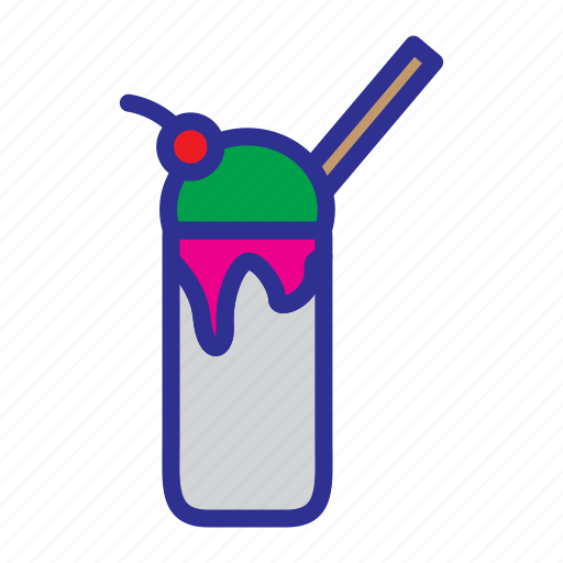 Drink, dessert, cream, ice, icecream icon - Download on Iconfinder