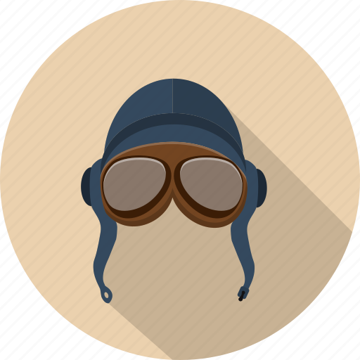 Airman, aviator, bomber, goggles, helmet, pilot, vintage icon - Download on Iconfinder