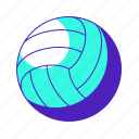 volleyball, volley, ball, beach, summer, game