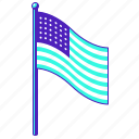 flag, america, us, united states, national