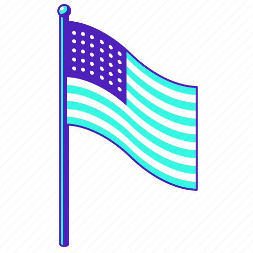 Flag, america, us, united states, national icon - Download on Iconfinder