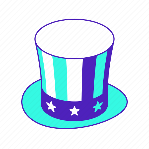 Uncle, sam, hat, us, america, united states icon - Download on Iconfinder