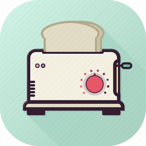 Bread, breakfest, hot, sandwich, slices, toaster icon - Download on Iconfinder