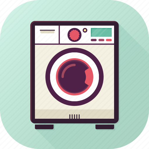 Appliance, clean, clothes, laundry, washingmachine icon - Download on Iconfinder