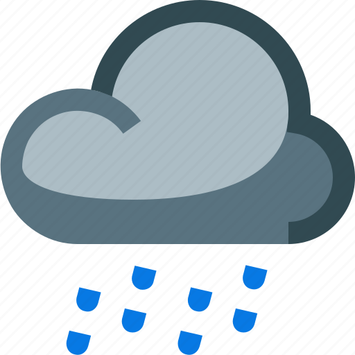 Weather, drizzling, dark, drizzle, rain icon - Download on Iconfinder