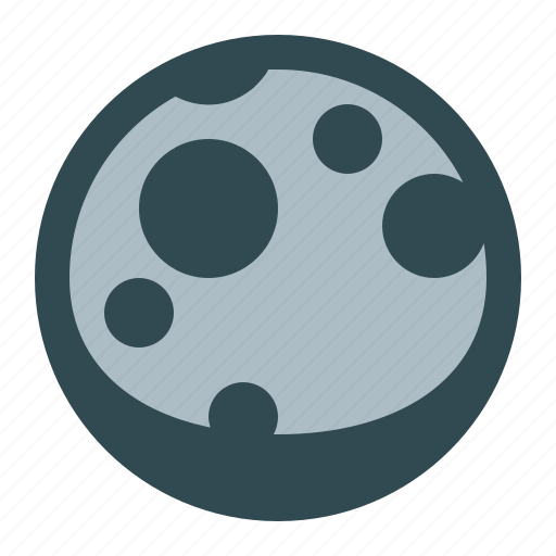 Moon, night, meteor, planet, fullmoon icon - Download on Iconfinder
