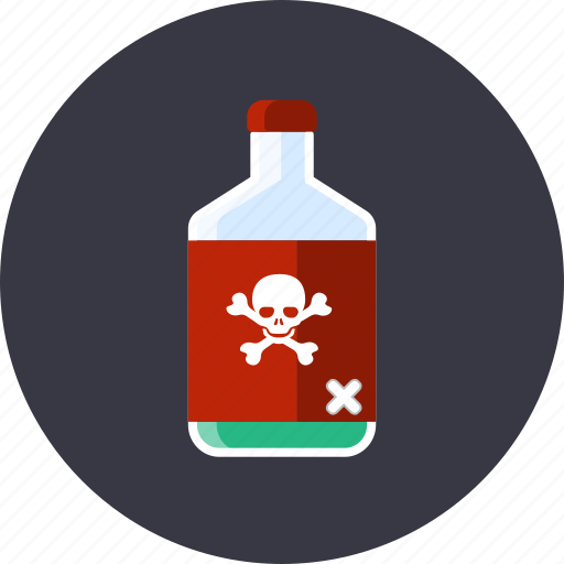 Attention, danger, dead, kill, poison, skull, toxic icon - Download on Iconfinder