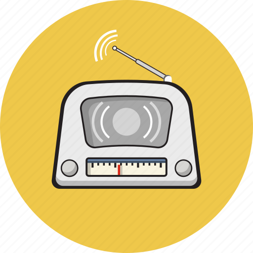 Antique, equipment, media, radio, vintage icon - Download on Iconfinder