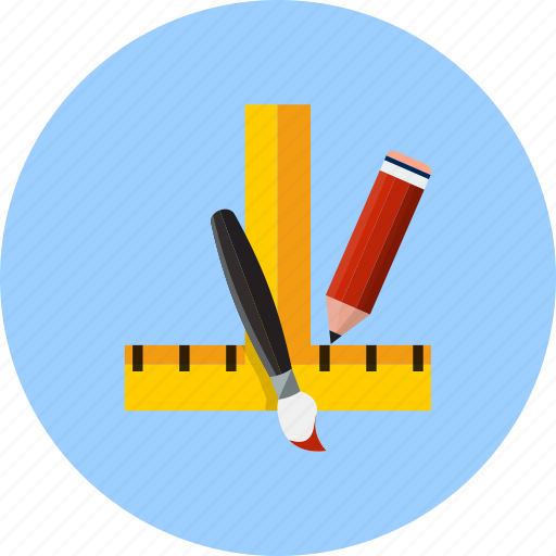 Construction, education, instrument, pen, ruler, write, tools icon - Download on Iconfinder