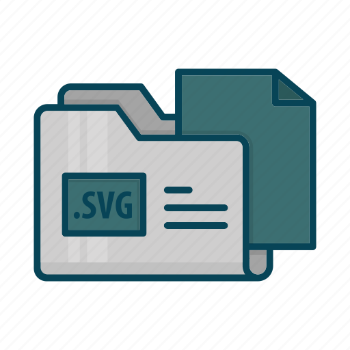 Directory, document, extension, files, folder, svg file icon - Download on Iconfinder
