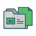 directory, document, extension, files, folder, xls 