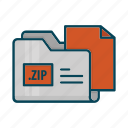 directory, document, extension, files, folder, zip