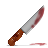 knife, bloody 
