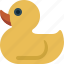 duck, toy, yellow 