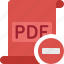 pdf, minus, file, paper, remove, extension, document, delete 