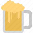 glass, beer, drink