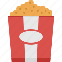 popcorn, food, movie, snack, cinema