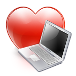 Computer, favorite, heart, love icon - Free download