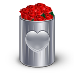 Bin, recycle, roses icon - Free download on Iconfinder