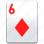 card, casino, deck, diamonds, poker, red 